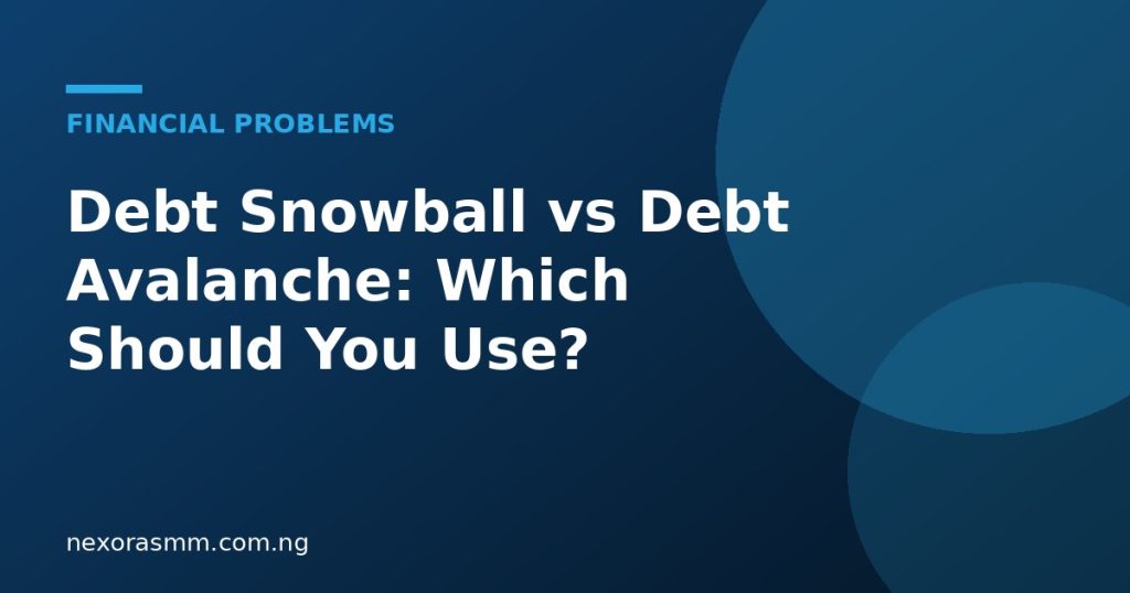 Cover graphic for the article: Debt Snowball vs Debt Avalanche: Which Should You Use?