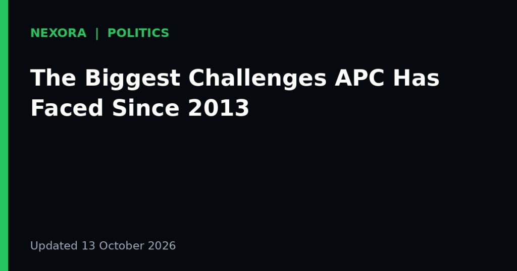 Cover graphic for the article: The Biggest Challenges APC Has Faced Since 2013