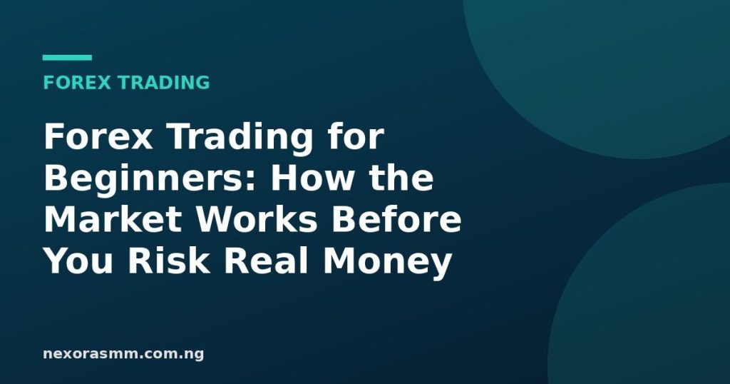 Cover graphic for the article: Forex Trading for Beginners: How the Market Works Before You Risk Real Money