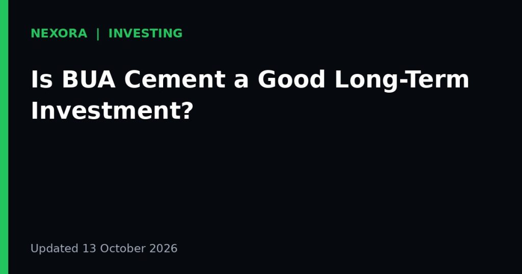 Cover graphic for the article: Is BUA Cement a Good Long-Term Investment?